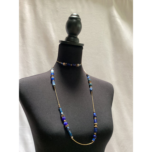 Blue Lapis Lazuli Necklace