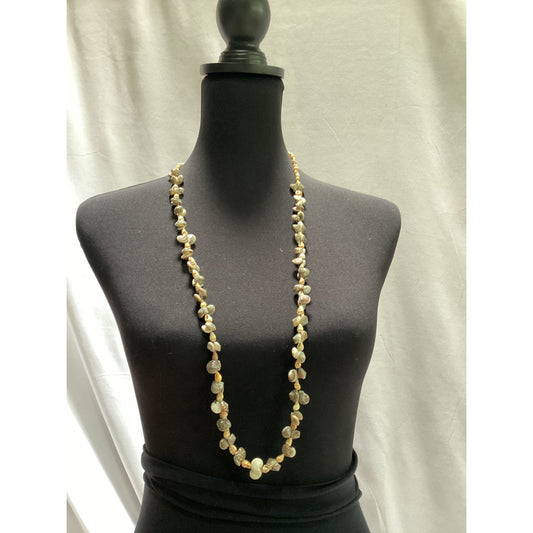 Vintage Cowrie Shell Double Strung Necklace