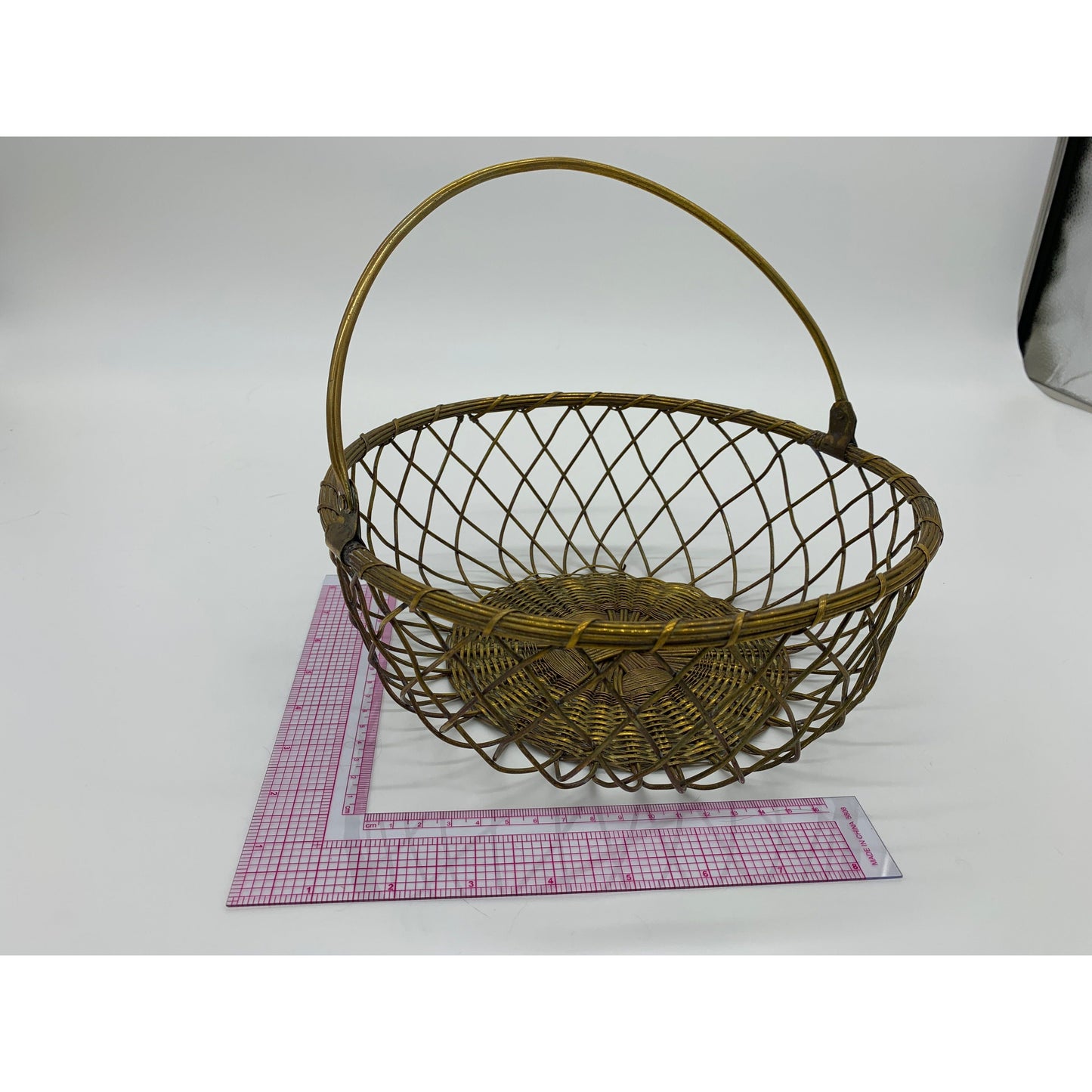 Brass Basket with Handle