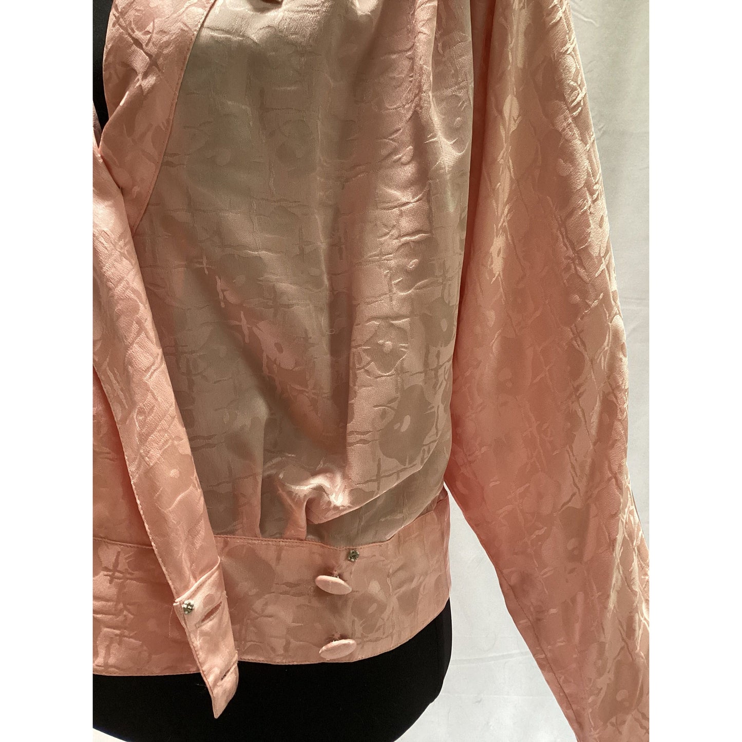 Vintage Pink Blouse 100% silk