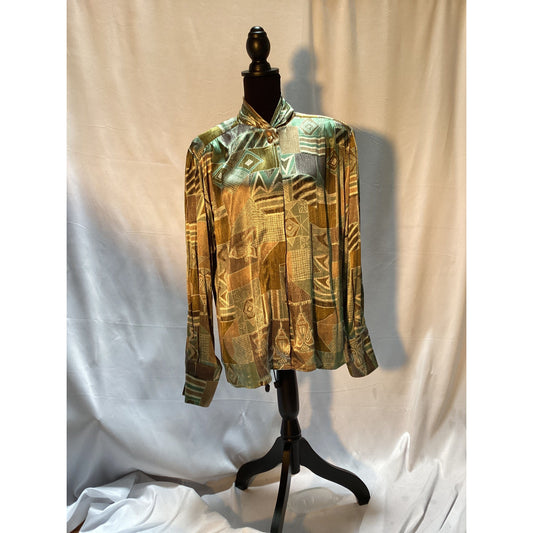 Jack Dale 100% Rayon Blouse