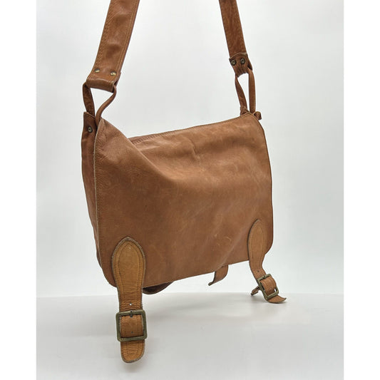 Leather Saddle Bag, Shoulder or Crossbody Bag