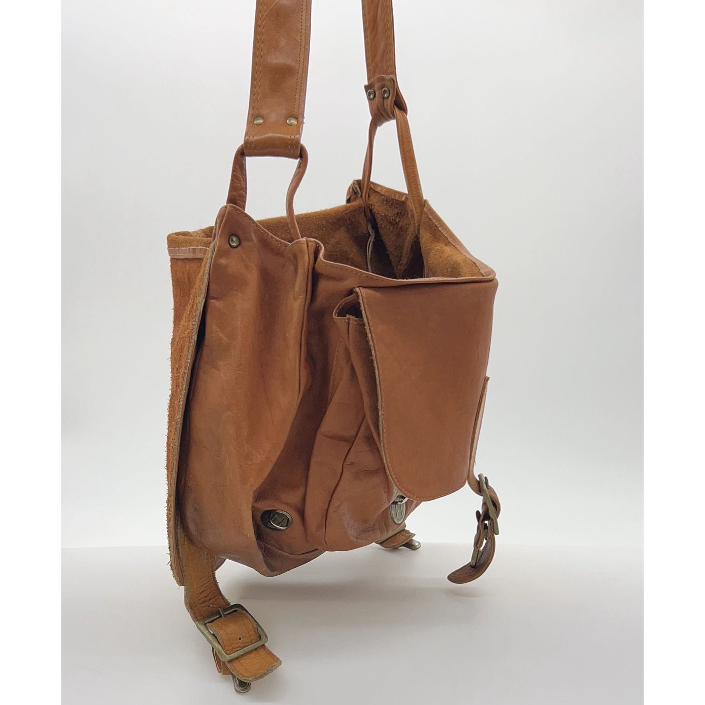 Leather Saddle Bag, Shoulder or Crossbody Bag