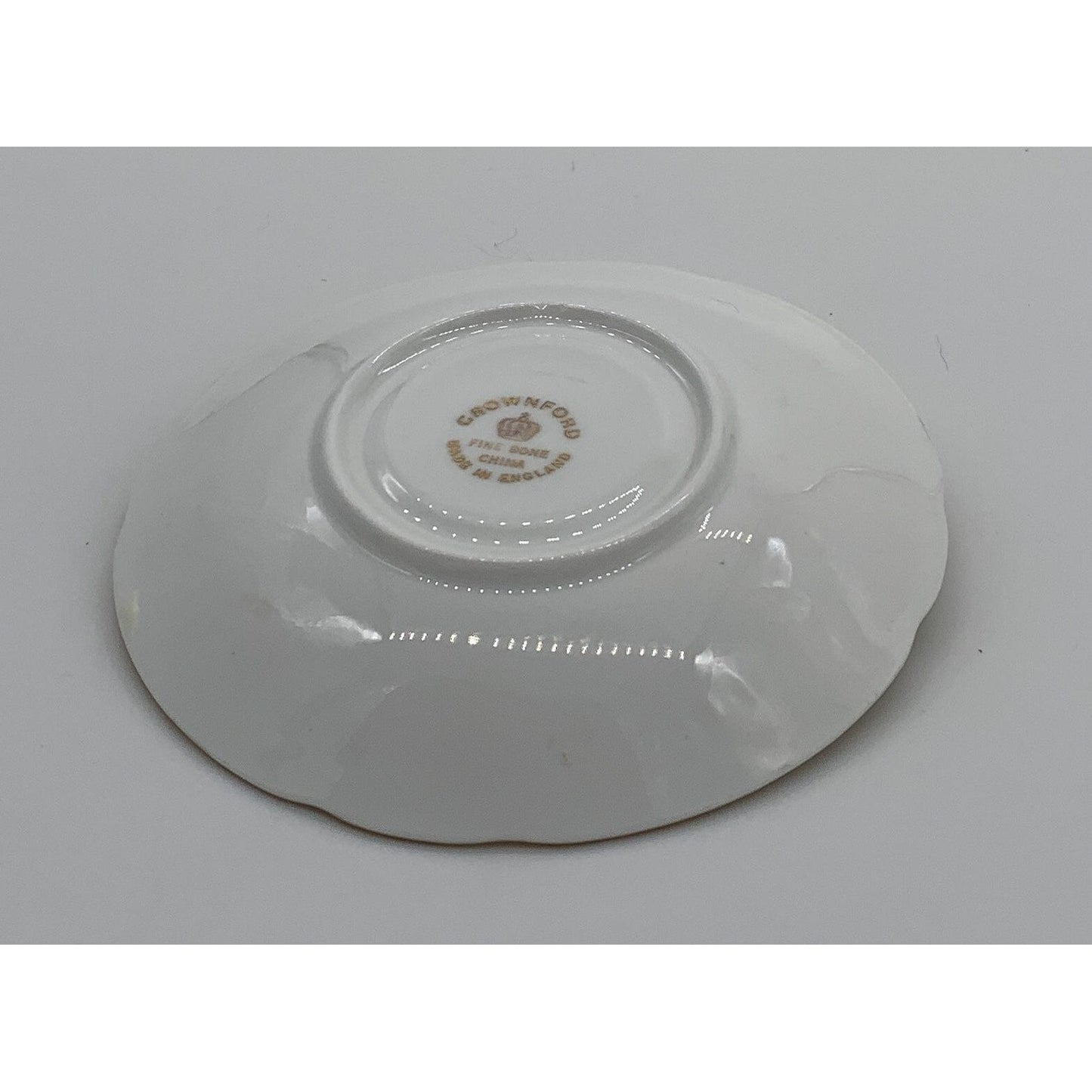 Saucer from France VINTAGE CROWNFORD FINE BONE CHINA