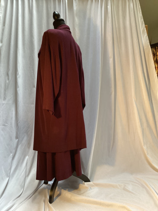 Semplice 3 Piece Vintage Suit with Belt and Culotte "Skirt"