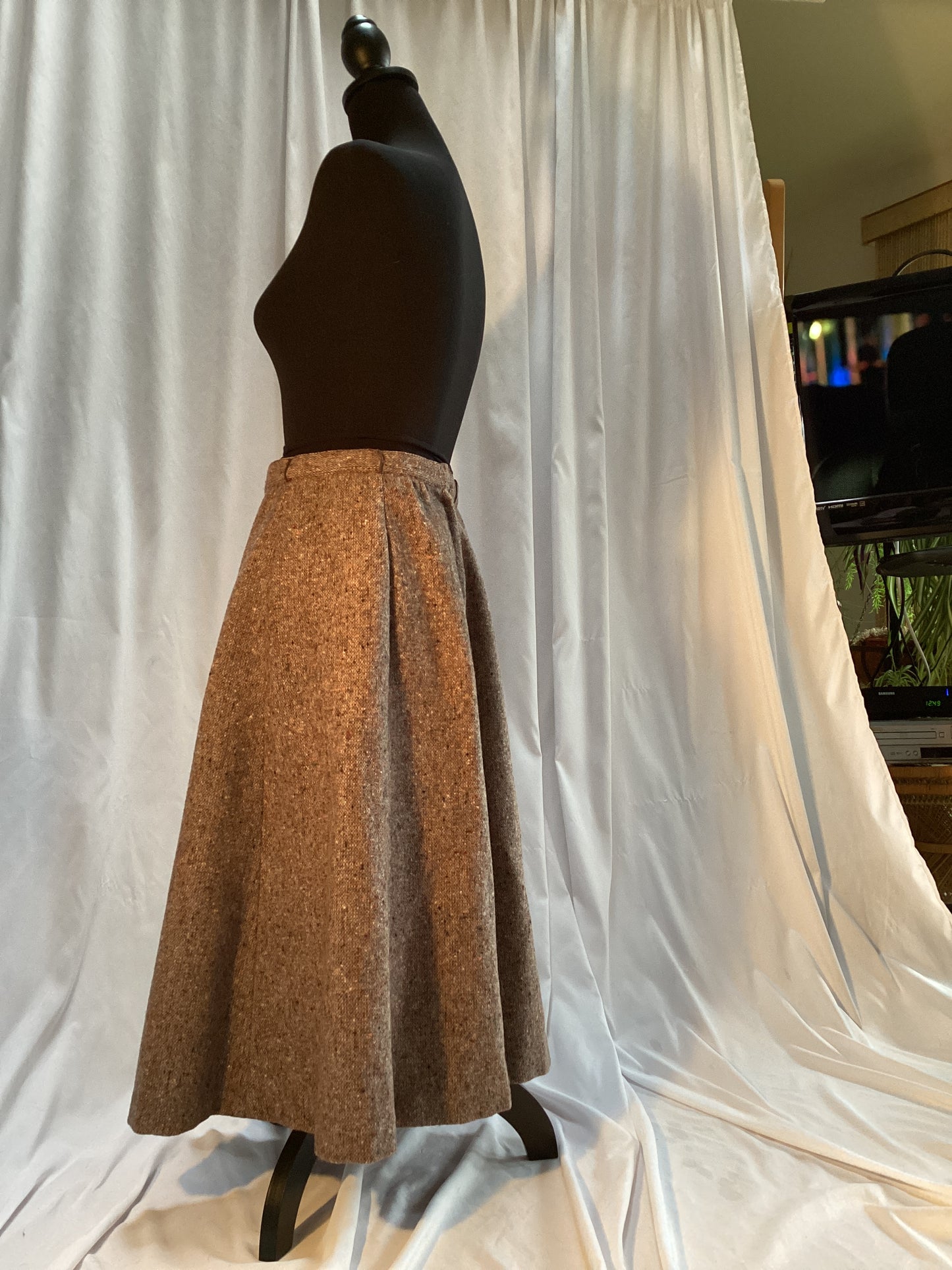 Wool Tweed Skirt