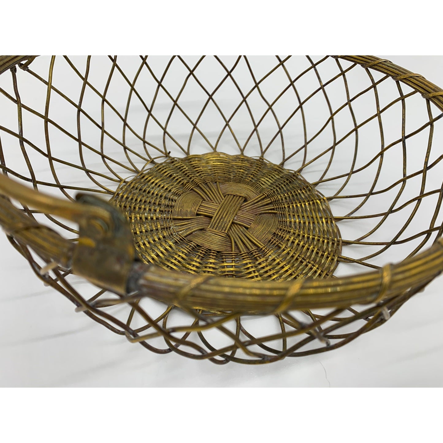 Brass Basket with Handle