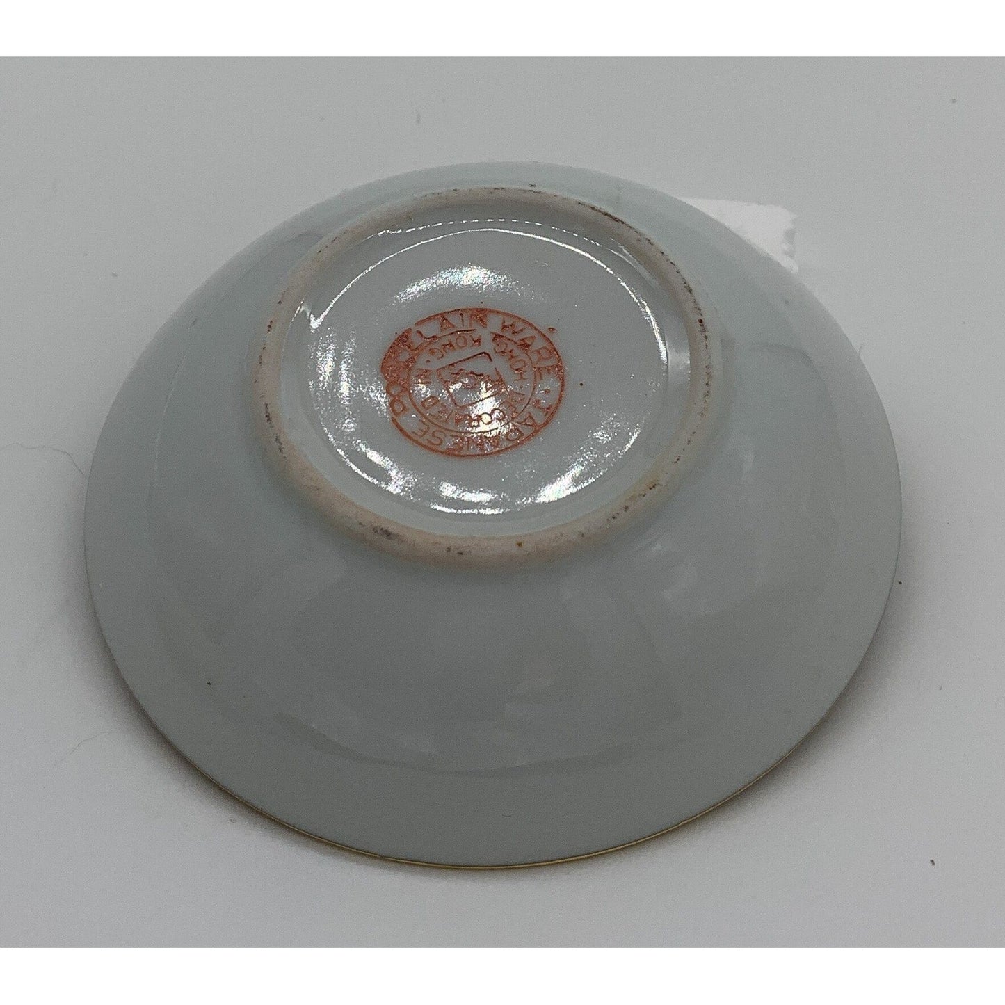 Small Red and Gold Porceline Bowl from Hong Kong