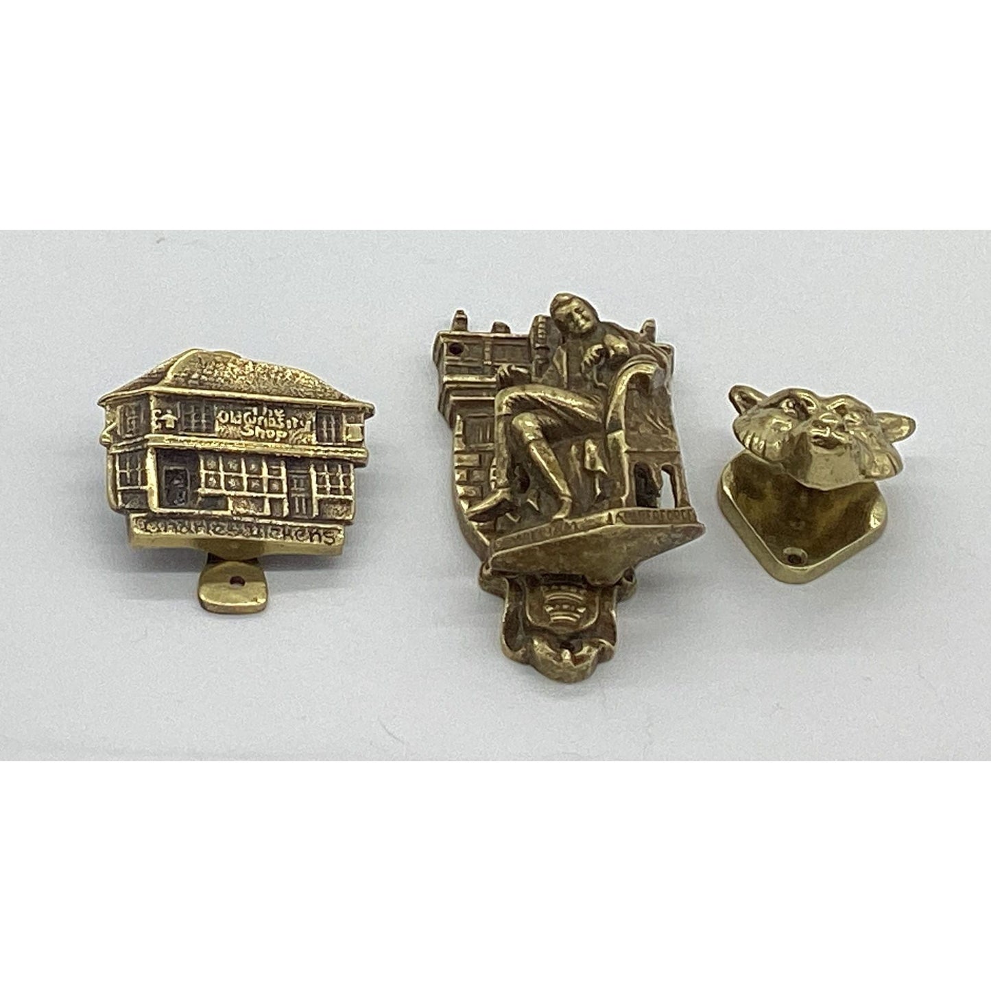 The Old Curiosity Shop Brass Door Knocker Set of 3