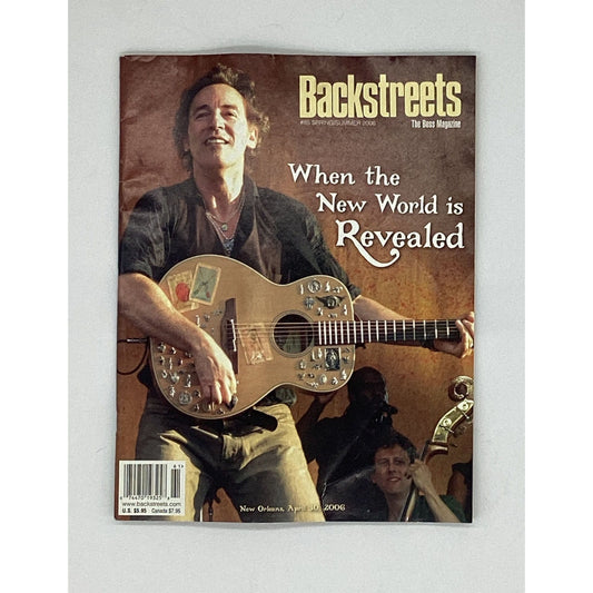 Springsteen Rare Backstreets Magazine  #85 spring summer 2006