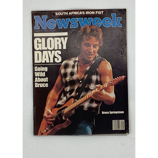 Springsteen collectible Newsweek August 5, 1985 Glory Days