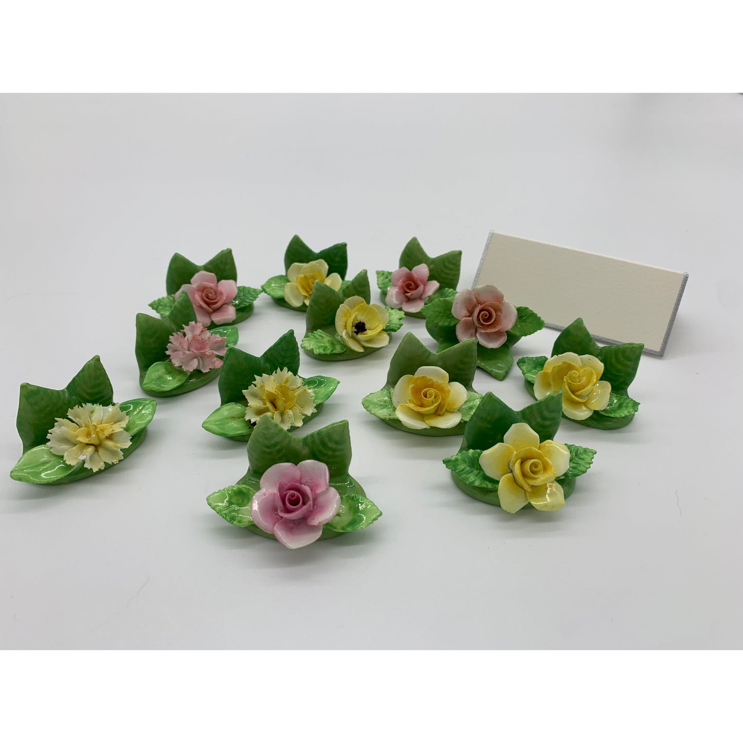 British Bone China  Place card holders set of 12