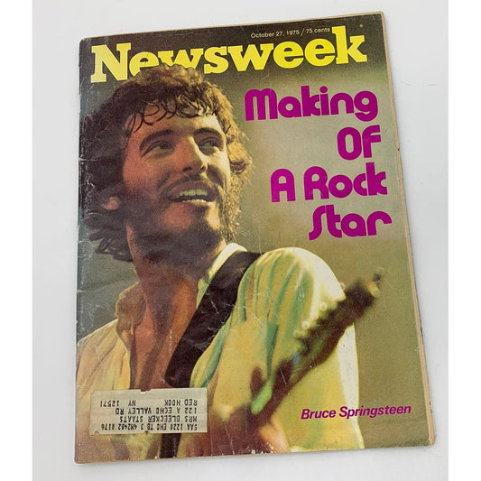 Springsteen Newsweek Magazine Classic Collectible 1975